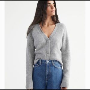 & other stories bee button cardigan- size small